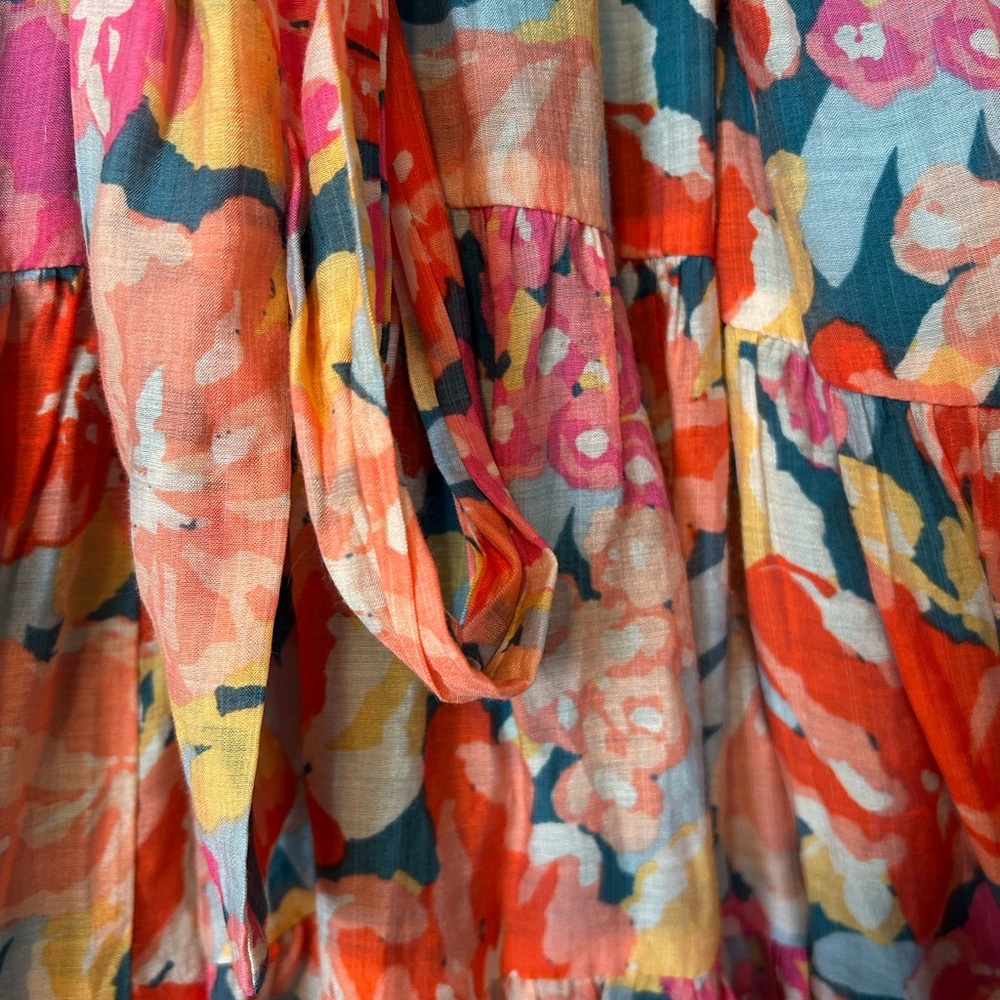 MINKPINK Vibrant Floral Wrap Mini Dress - Picture 3 of 8